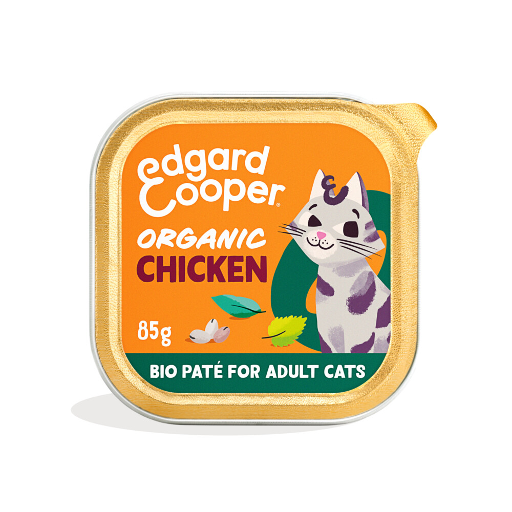 Edgard&Cooper Kattenvoer Adult Pate Biologische Kip 85 gr