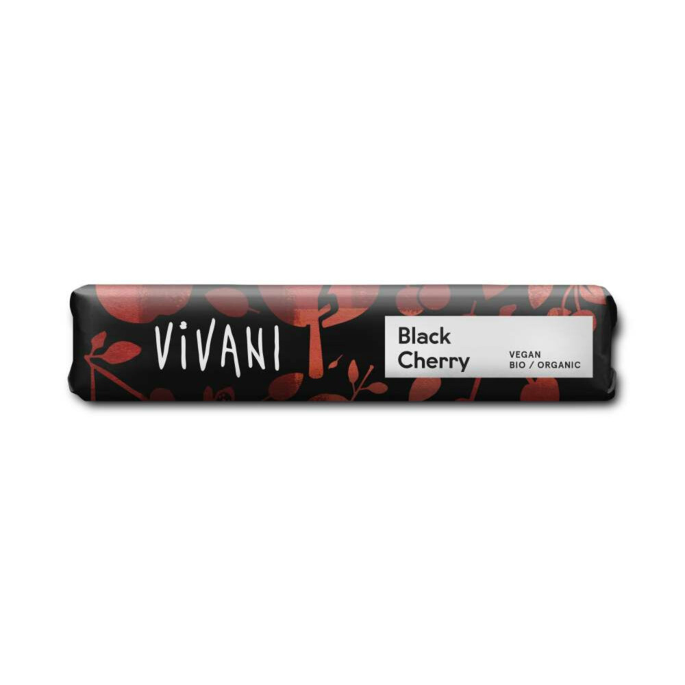 18x Vivani Chocolate To Go Dark&Cherry Vegan 35 gr