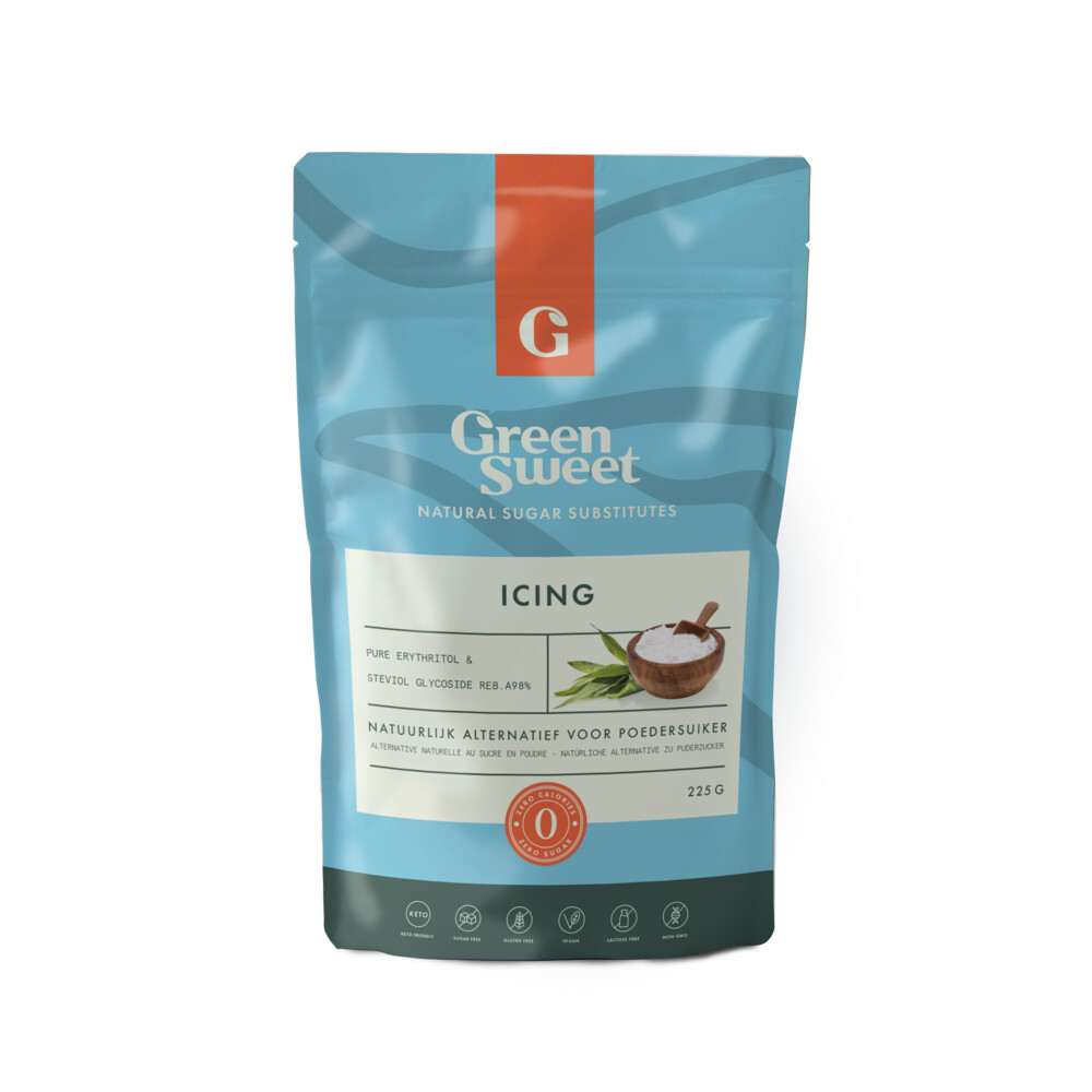 3x Green Sweet Icing Poedersuiker 400 gr