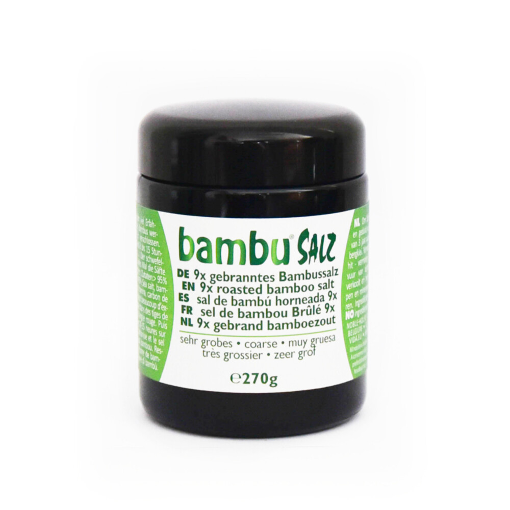 Bambu Salz Bamboezout Zeer Grof 9x Gebrand 270 gr