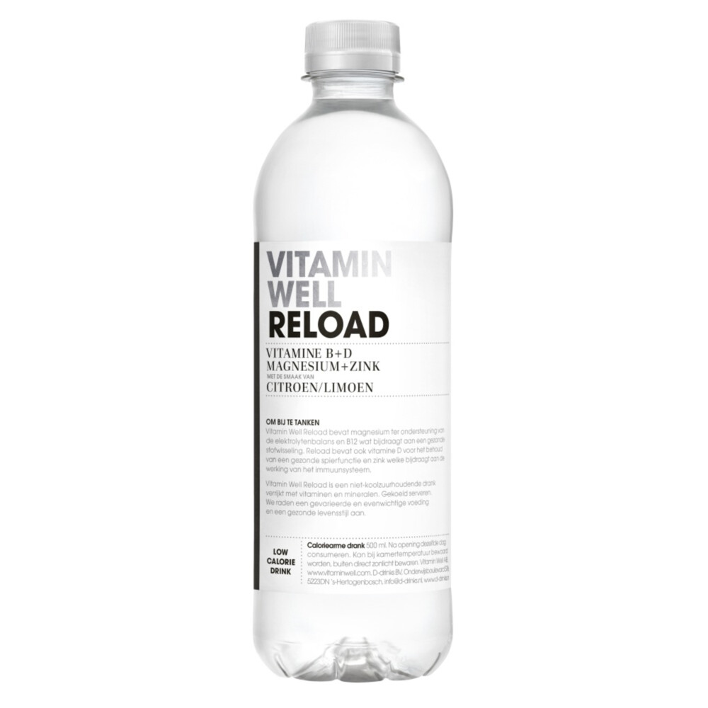 12x Vitamin Well Vitamine Water Reload 500 ml