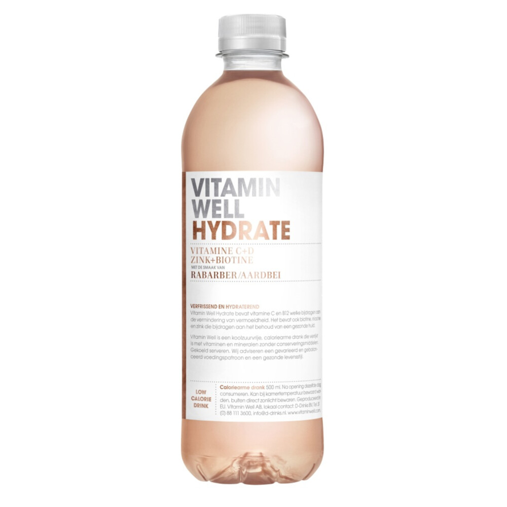 12x Vitamin Well Vitamine Water Hyfrate 500 ml