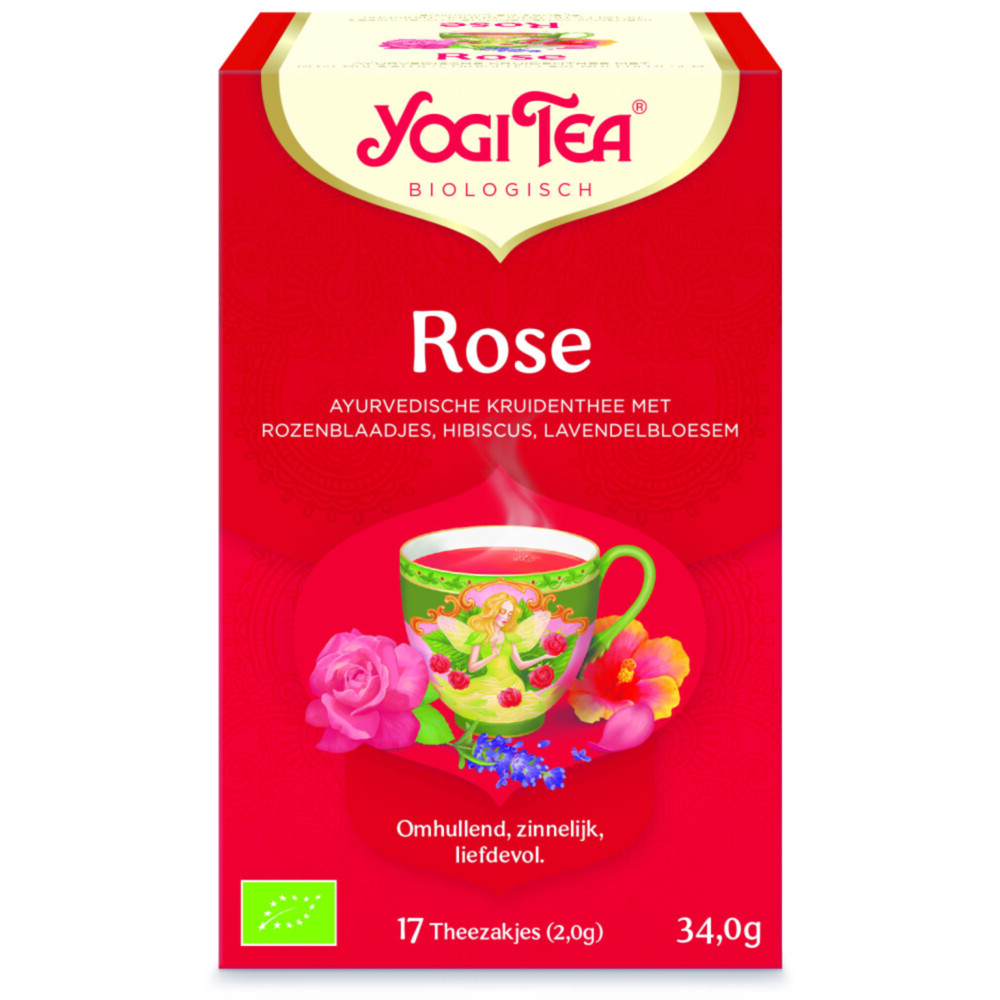 Yogi Tea Biologisch Thee Rose 17 Stuks