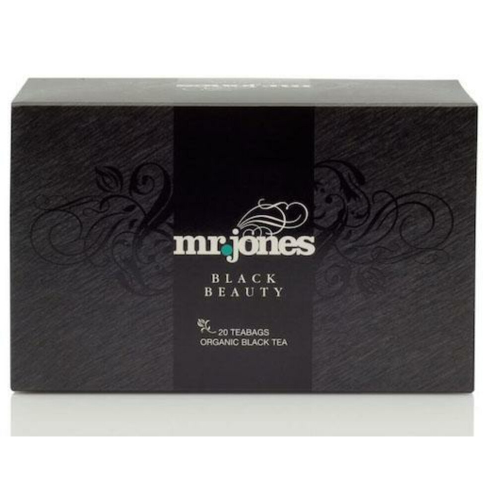 Mr Jones Biologische Zwarte Thee Black Beauty 20 stuks