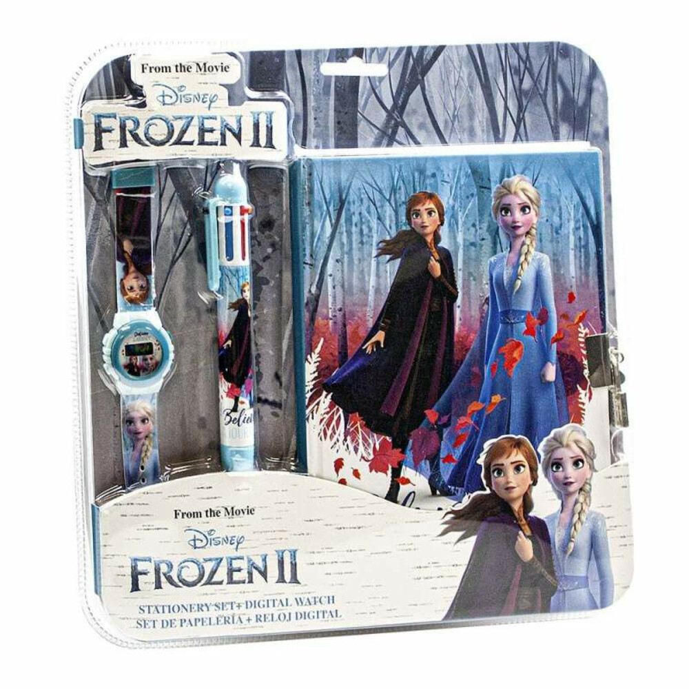 Kids Licensing dagboek set Frozen meisjes 27 cm blauw