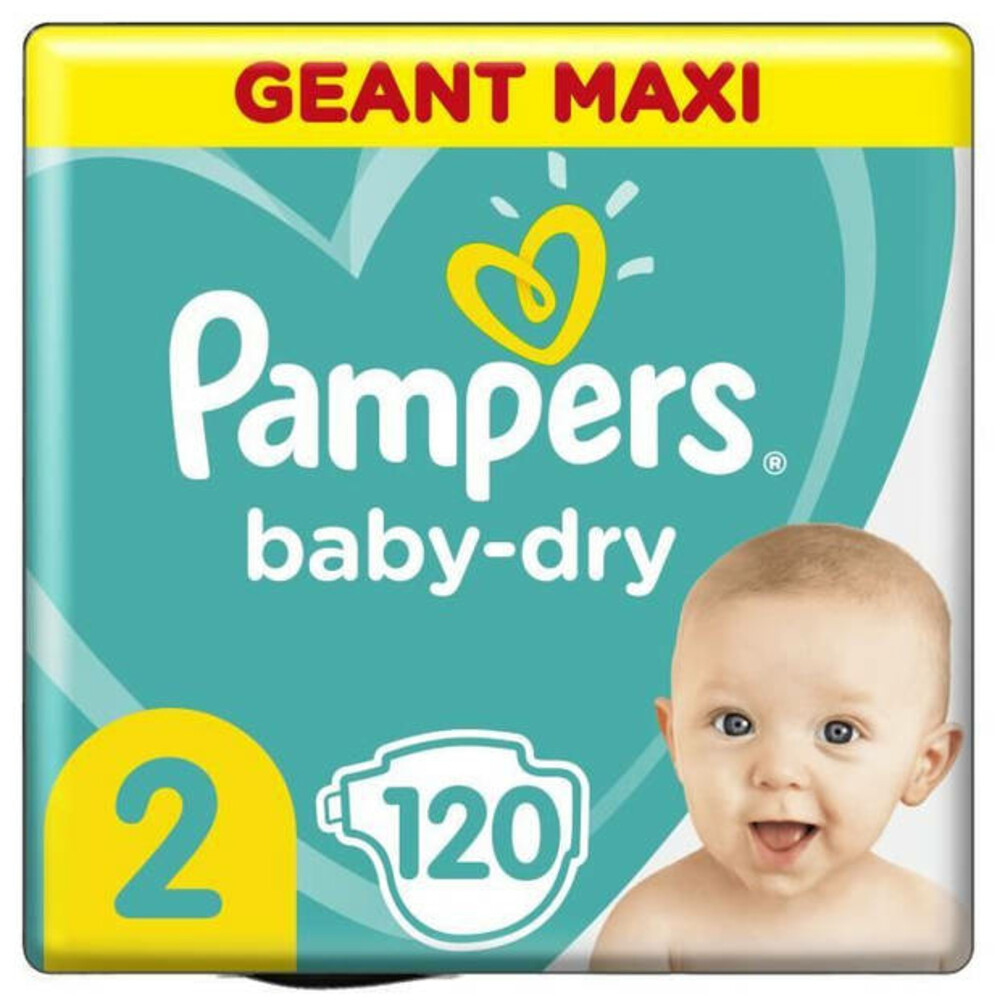 Bot Preventie valuta Pampers Baby Dry Maat 2 (4-8 kg) 120 stuks | Plein.nl