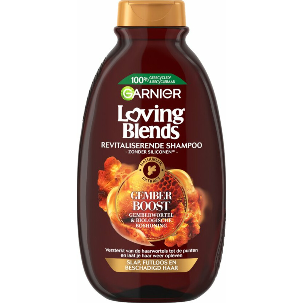 3x Garnier Loving Blends Shampoo Gember Boost 300 ml