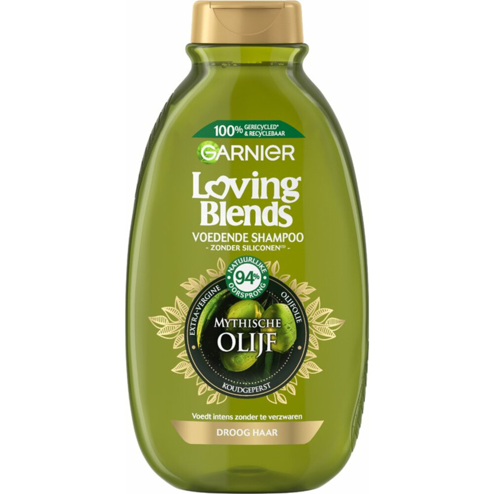 3x Garnier Loving Blends Mythische Olijf Shampoo 300 ml