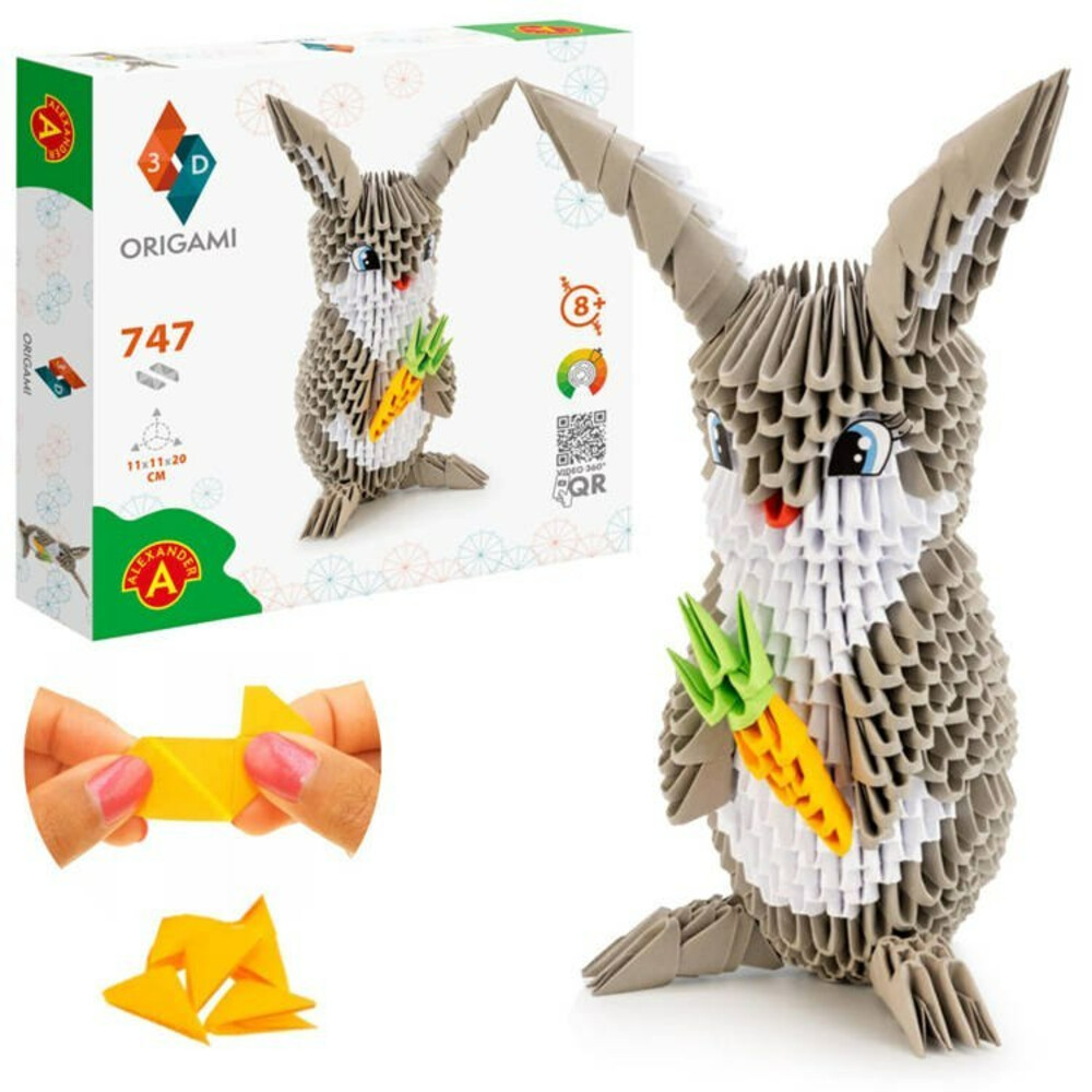 Origami 3D Rabbit 747 stukjes | Plein.nl