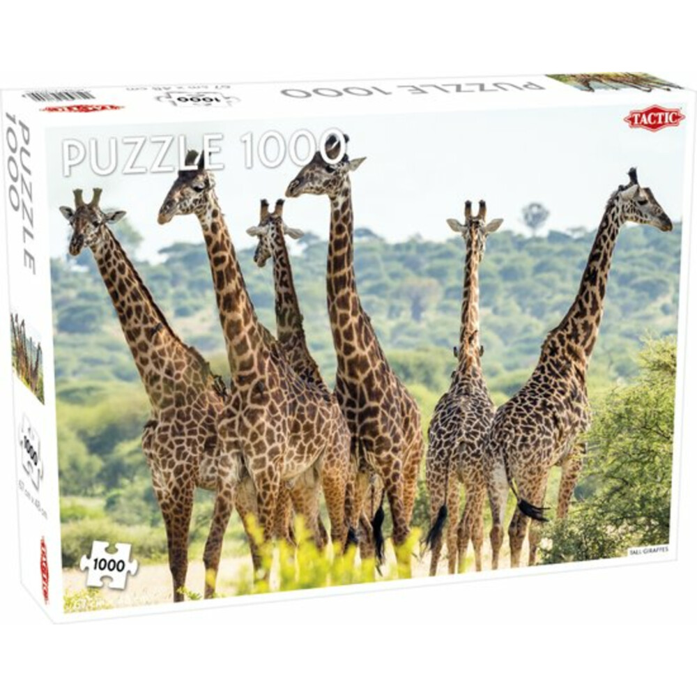 Tactic legpuzzel giraffen Animals 48 x 67 cm karton 1000 stukjes