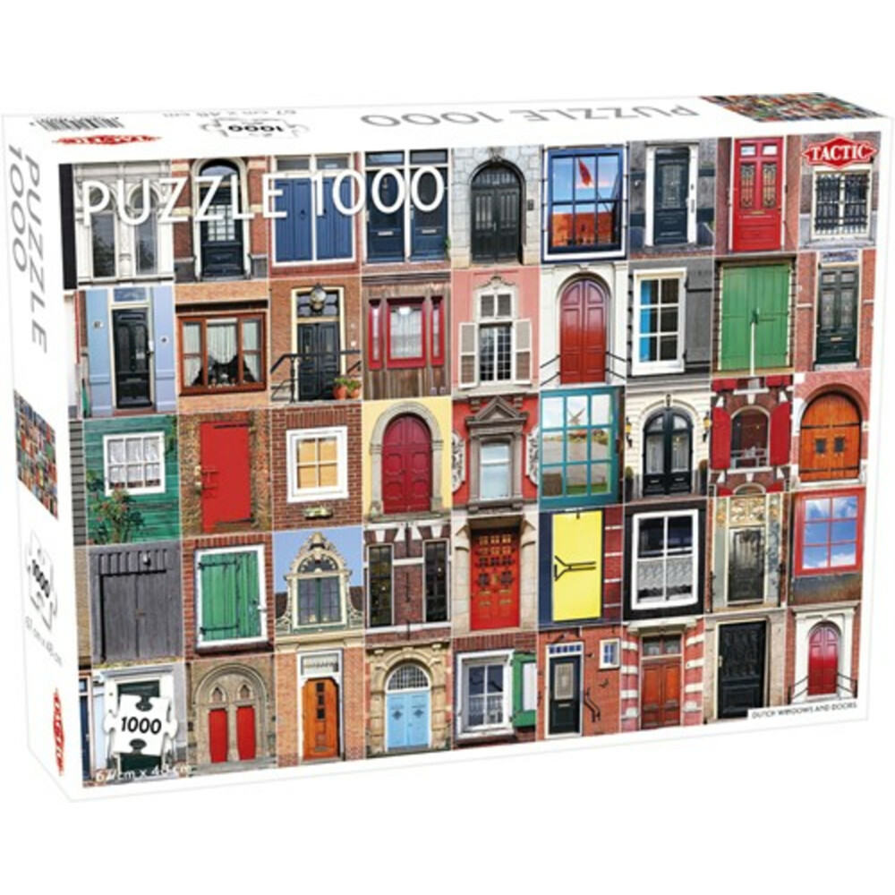 Puzzel Dutch Windows and Doors 1000 stukjes