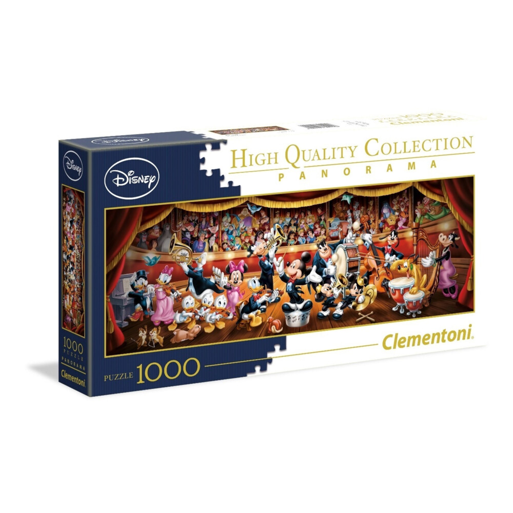 Clementoni Panorama Puzzel Disney Orkest 1000st.