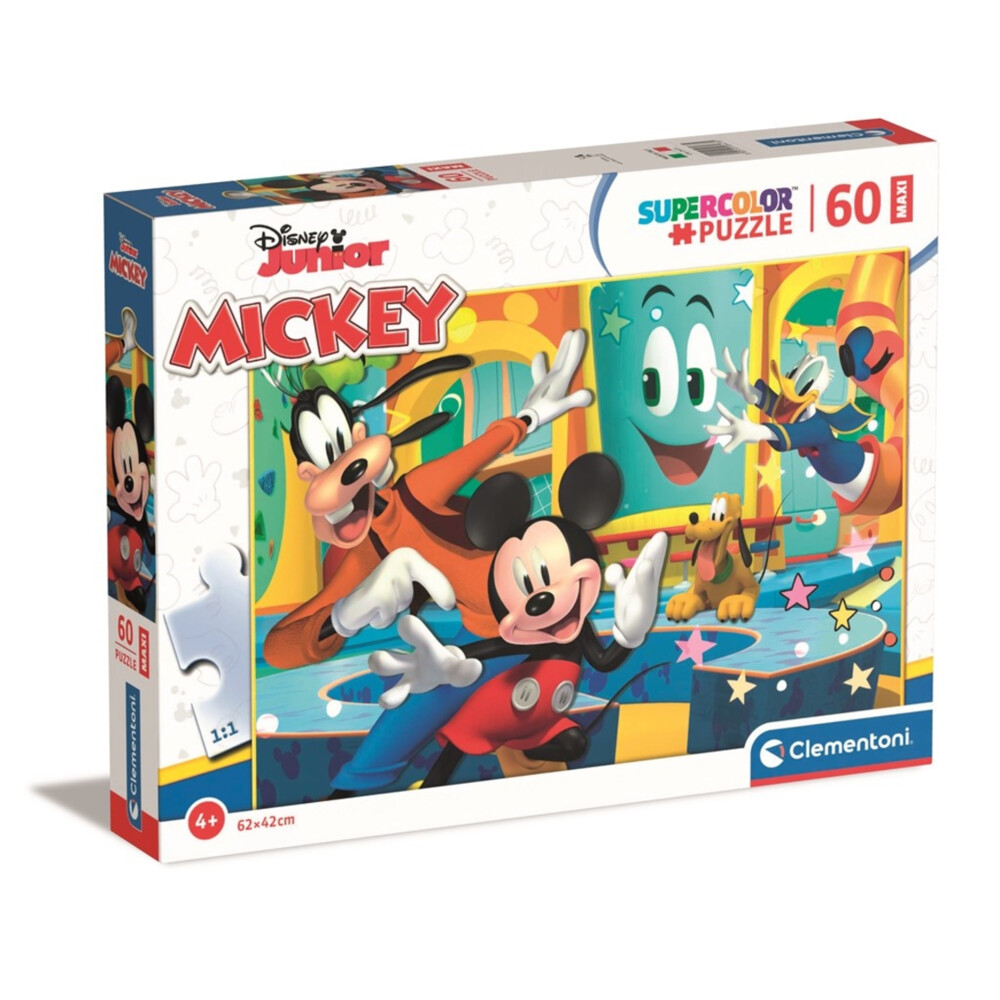 Clementoni Mickey Mouse MAXI Puzzel 60 Stukjes 1 Stuk