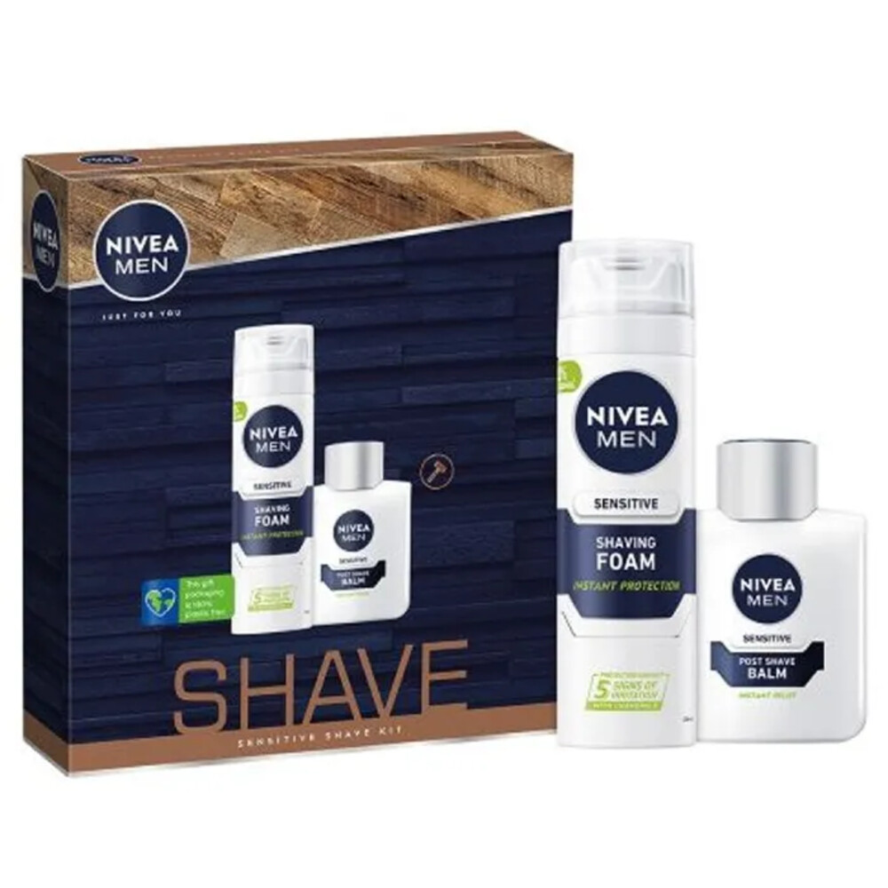 Nivea Men Shave Duo Sensitive Geschenkset Scheerschuim&Aftershave