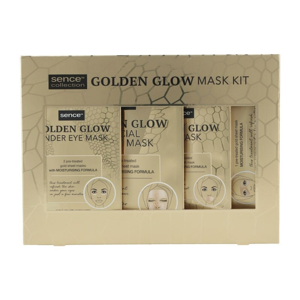 Sence Geschenkset Gold Mask Kit Modern Rich 4 stuks