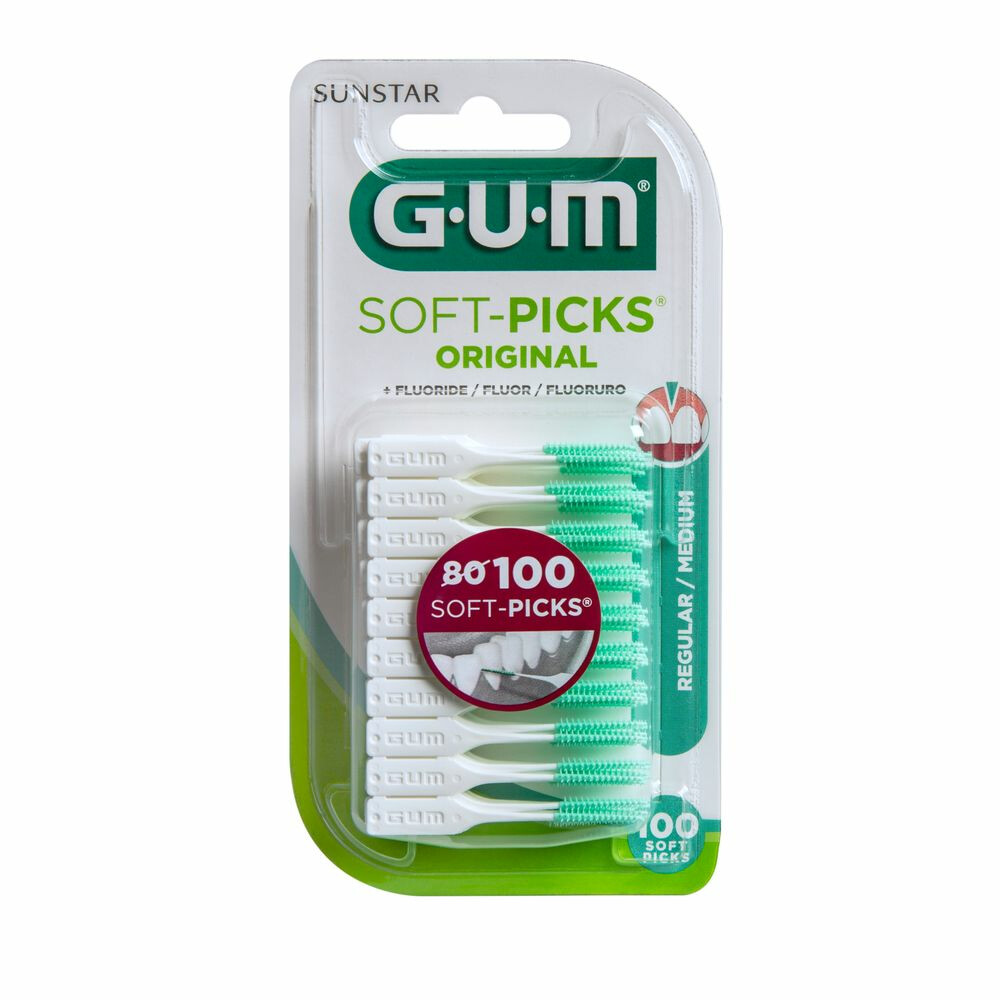 6x GUM Soft-Picks Original Medium 100 stuks