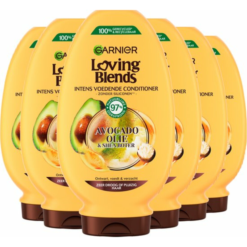Garnier Loving Blends Avocado Olie & Karit Conditioner 6x 250ml multiverpakking