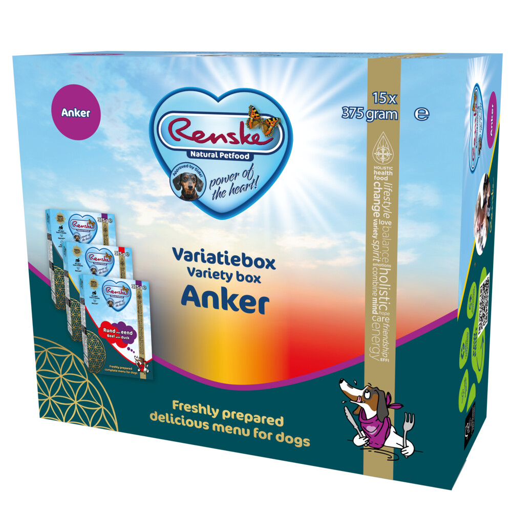 Renske Vers Hond Variatiebox Anker 15 x 375 gr