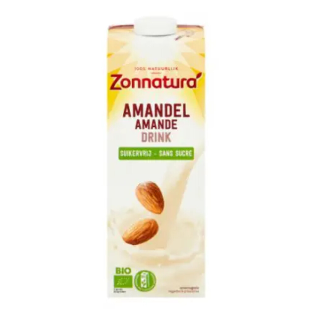 Zonnatura Amandel Drink Ongezoet (1000ml)