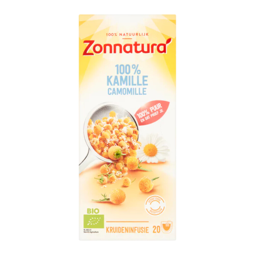 Zonnatura Kamille Thee Biologisch 20 stuks