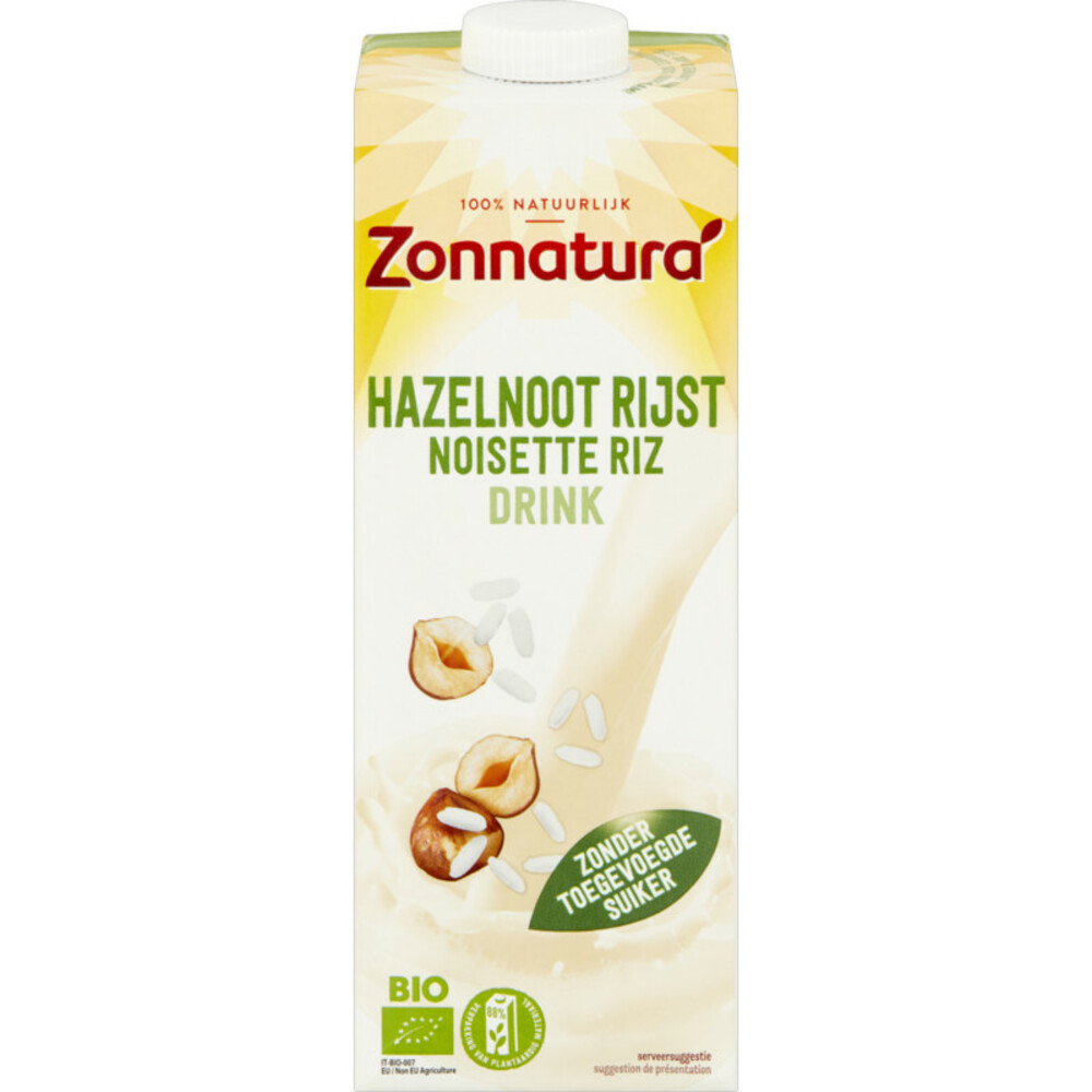 Zonnatura Rijst Hazelnoot Drink (1000ml)