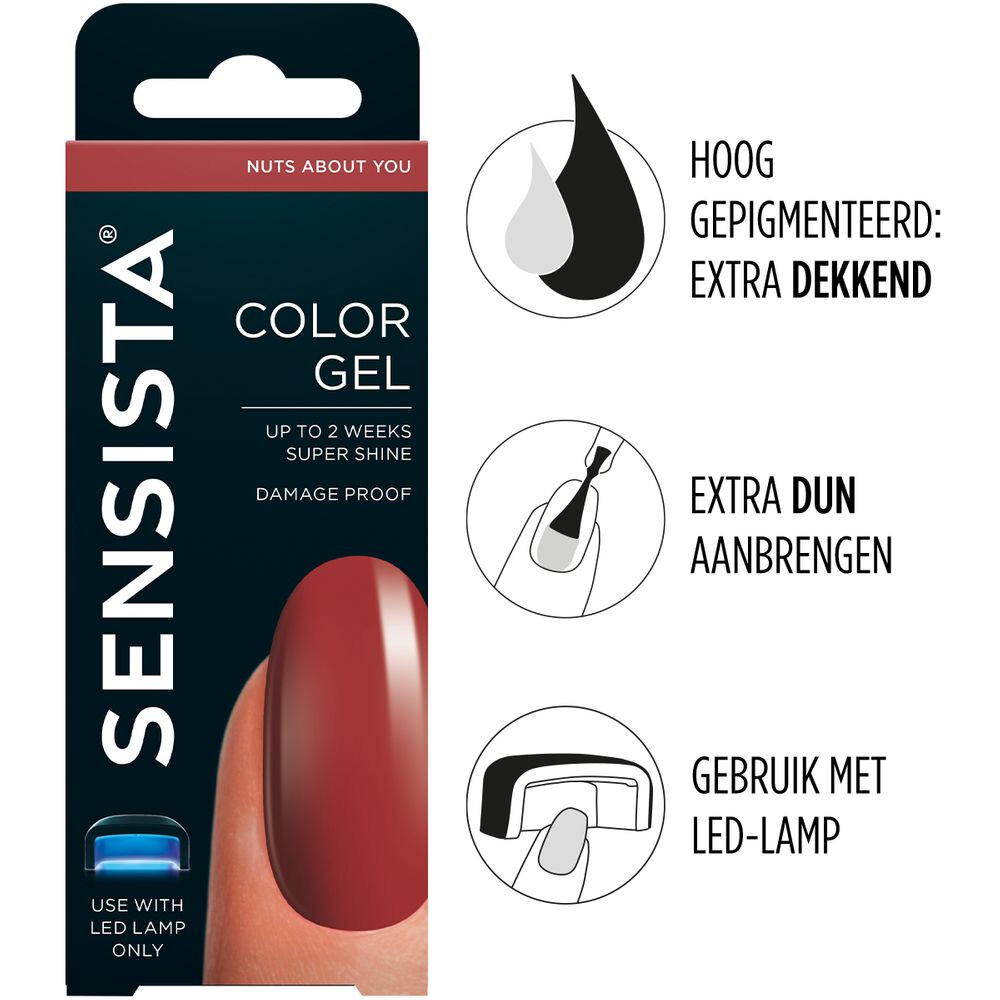 Sensista Color Gel Nuts About You 7,5 ml, foto 2