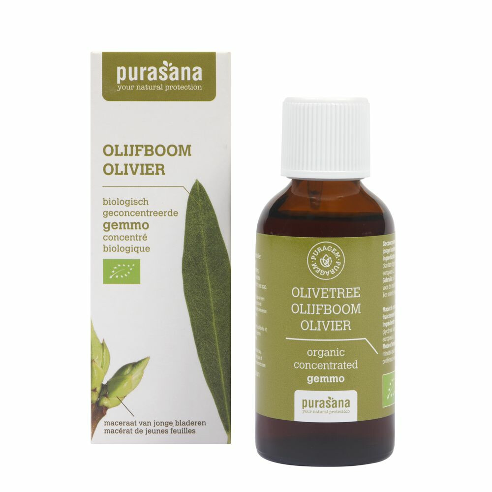 Gratis Verzending: Purasana Puragem Olijfboom Bio 50 ml