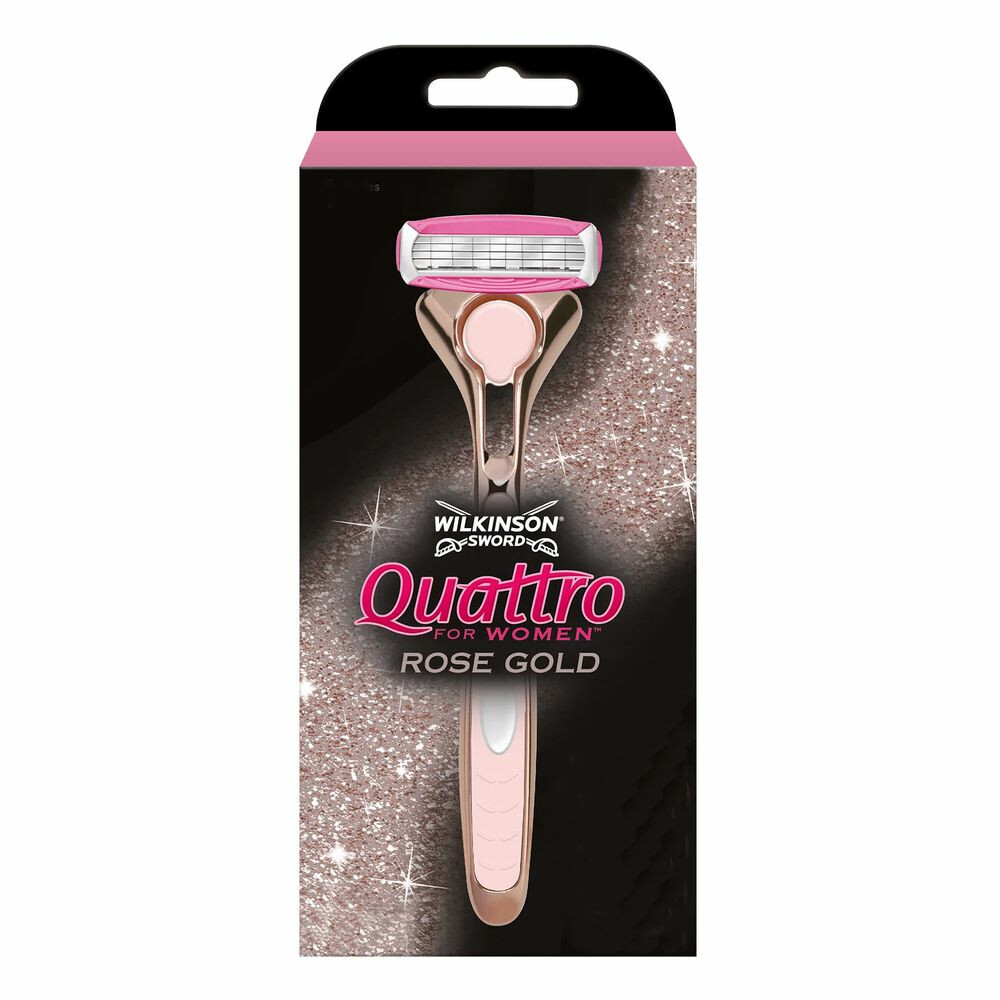 Wilkinson Woman Scheermes Quattro Razor Rosegold