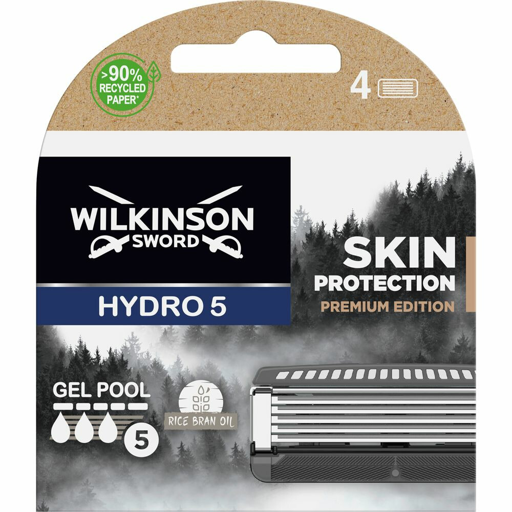 Wilkinson Scheermesjes Hydro 5 Blades Skin Protection Premium Edition 4 stuks