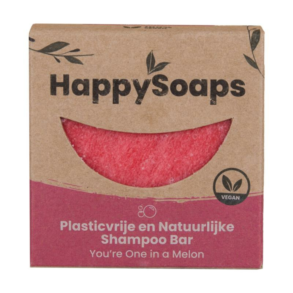 Happysoaps You'Re One In A Melon Shampoo Bar (70g)