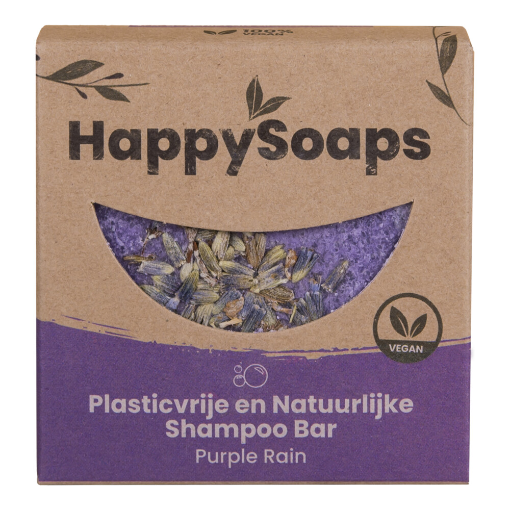 Happysoaps Purple Rain Shampoo Bar (70g)