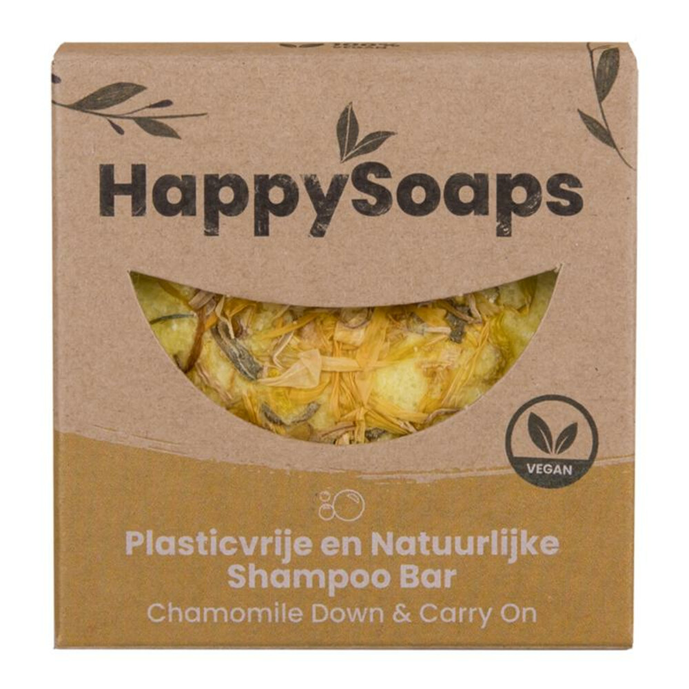 Happysoaps Chamomile Down & Carry On Shampoo Bar (70g)