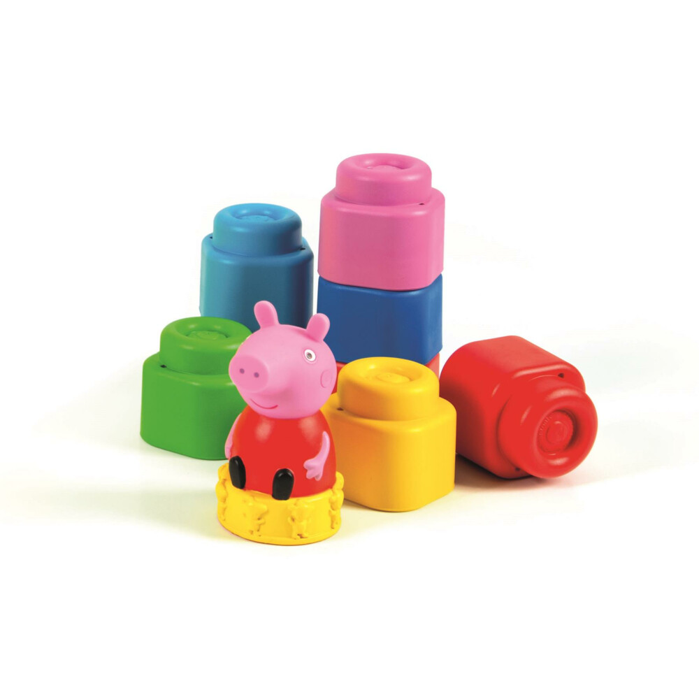 Clementoni Peppa Pig – Casa Clemmy Con Mattoncini Morbidi (15 Pezzi) – Playset 10 Mesi+
