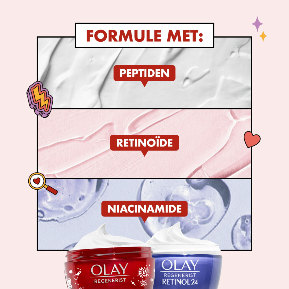 Olay Regenerist 3-Punkt Nachtcreme 15 Ml – Anti-Aging Gesichtscreme Mit Hyaluron