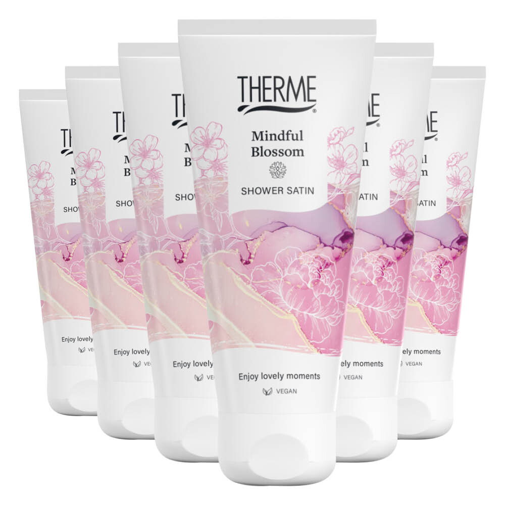 6x Therme Shower Gel Mindful Blossom 200 ml