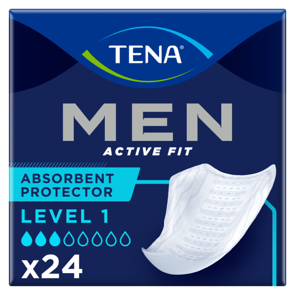 3x TENA Men Active Fit Level 1 24 stuks