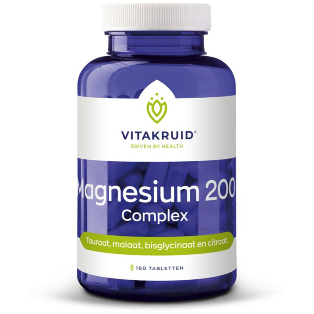 Vitakruid Magnesium 200 Complex 180 tabletten