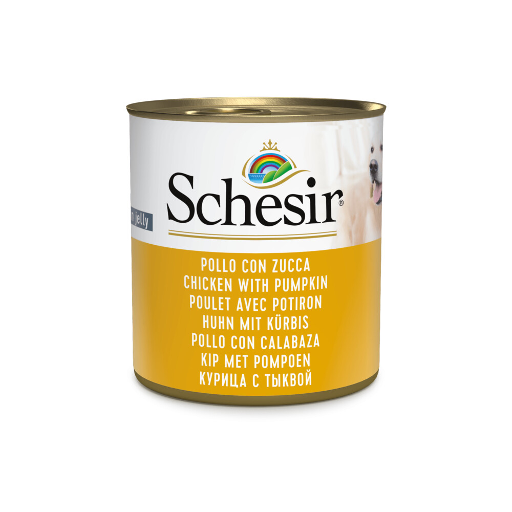 Schesir Hond adult 285 gram kip & pompoen