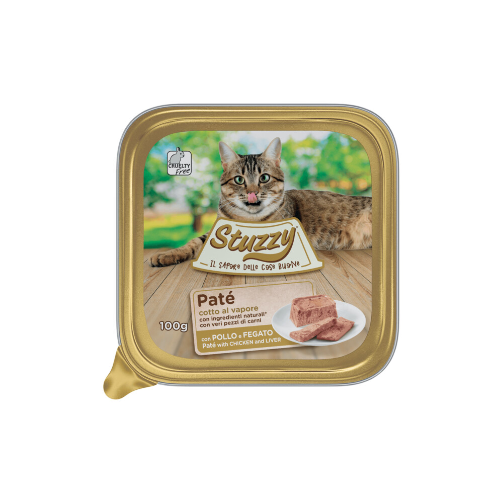 32x Stuzzy Kattenvoer Paté Kip Lever 100 gr