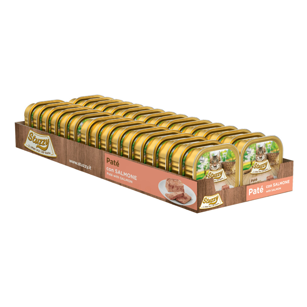 32x Stuzzy Kattenvoer Paté Zalm 100 gr