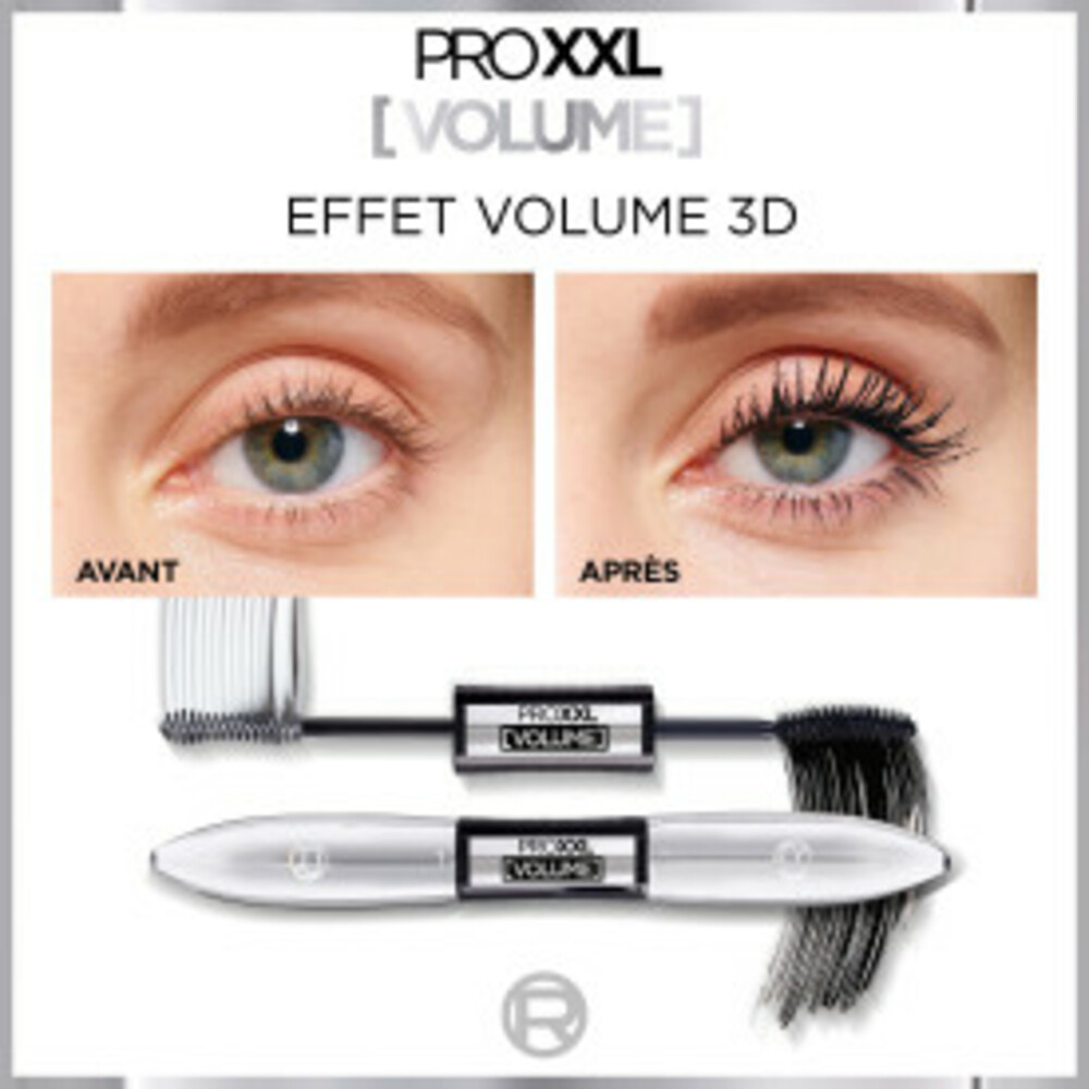 1+1 gratis: L'Oréal Pro XXL Mascara Volume Zwart, foto 3