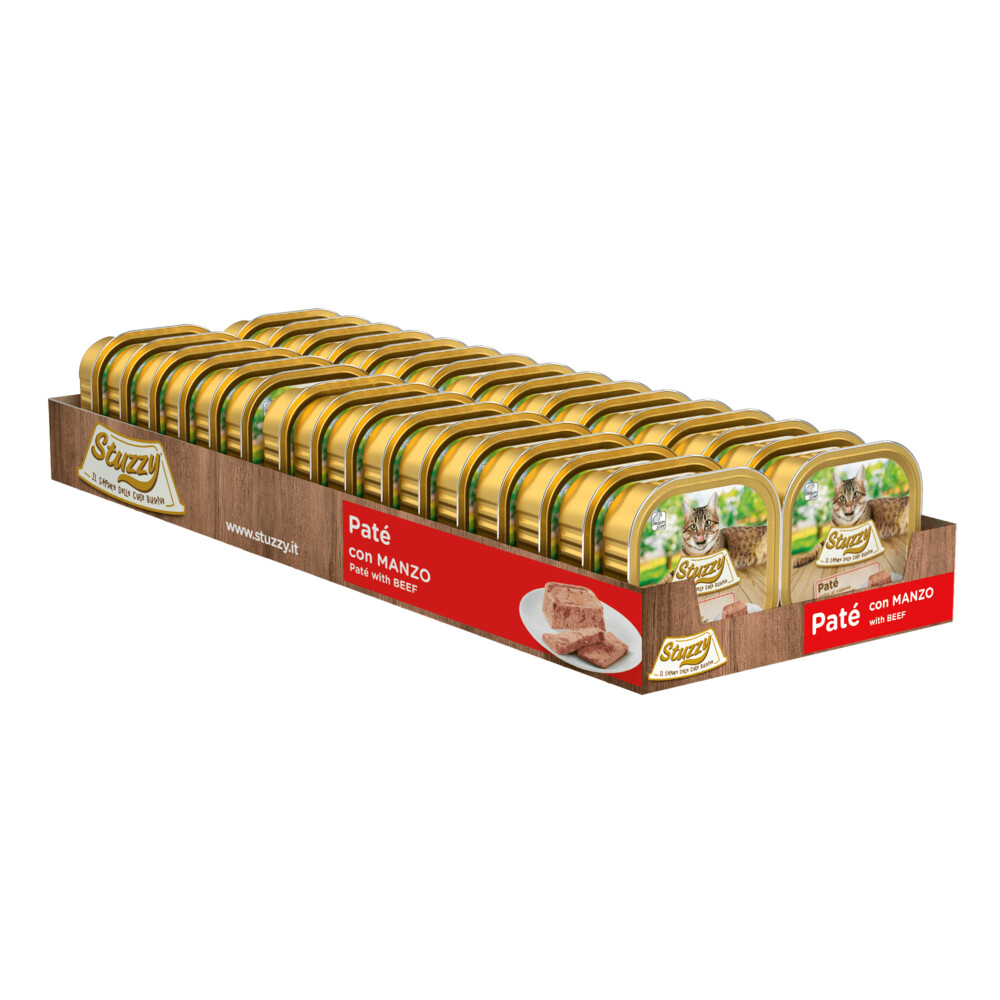 32x Stuzzy Kattenvoer Paté Rund 100 gr