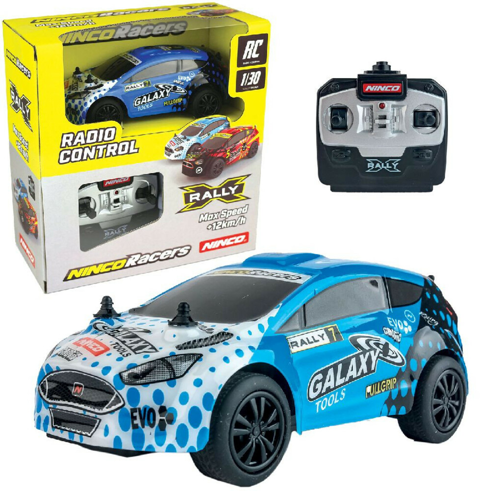 Ninco RC X Rally Galaxy Auto 1:30 Blauw-Wit