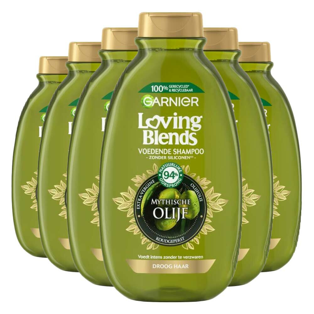 Garnier Loving Blends Mythische Olijf shampoo 6x 300ml multiverpakking