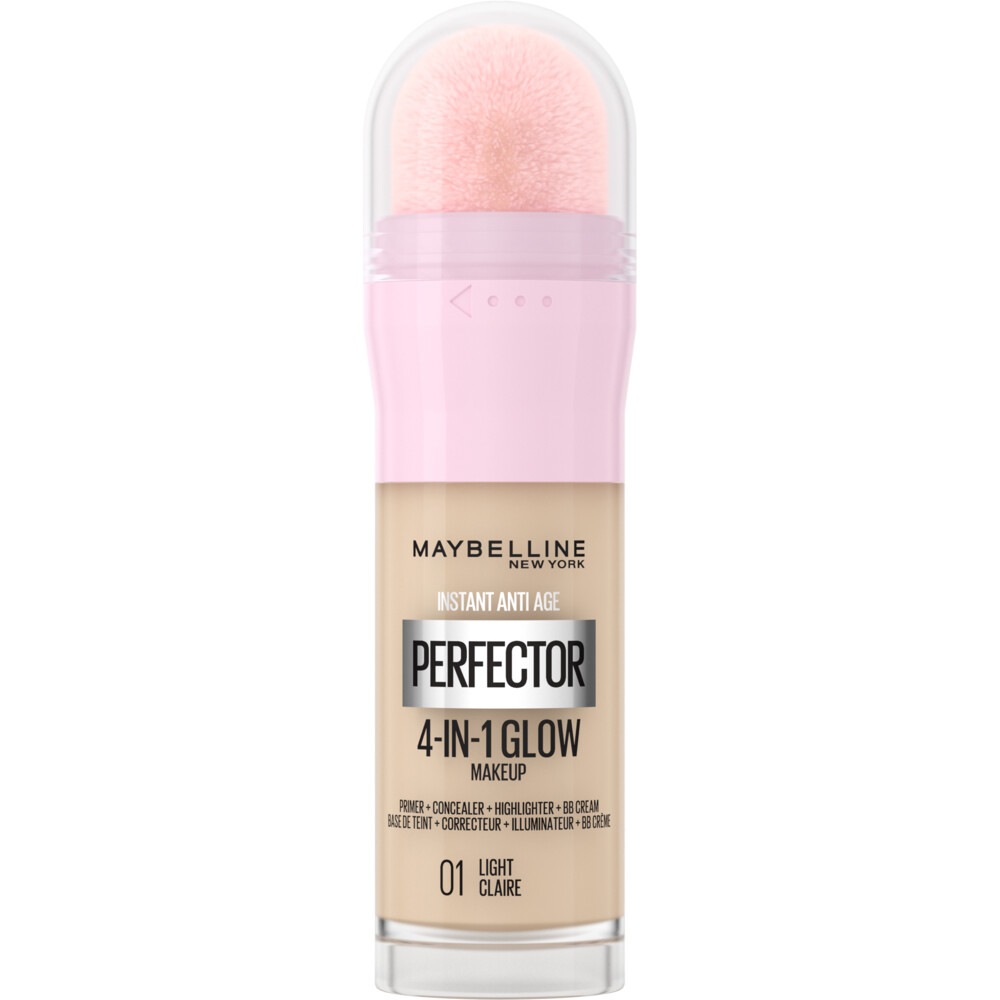 Maybelline Instant Anti-Age Perfector 4-in-1 Glow Light Primer, Concealer, Highlighter en BB-Cream i
