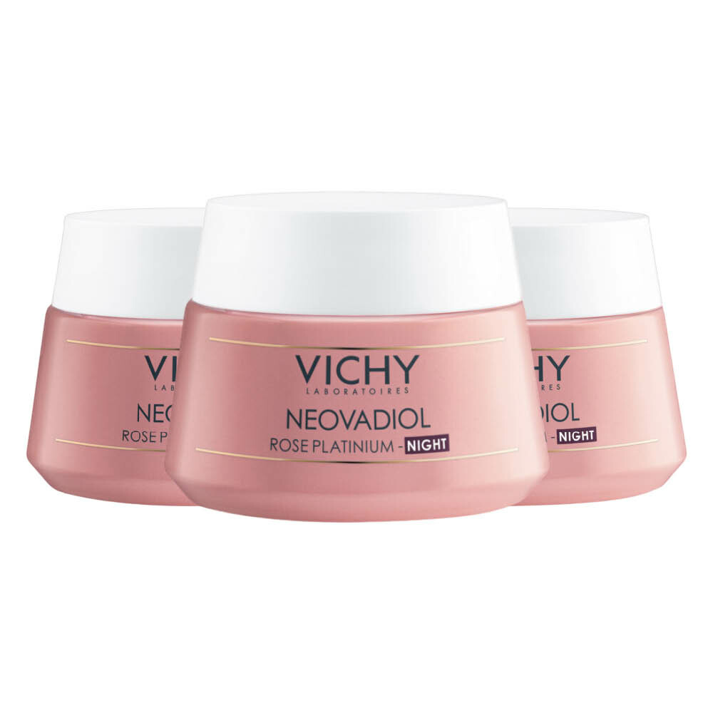 3x Vichy Neovadiol Rose Platinium Nachtcreme 50 ml