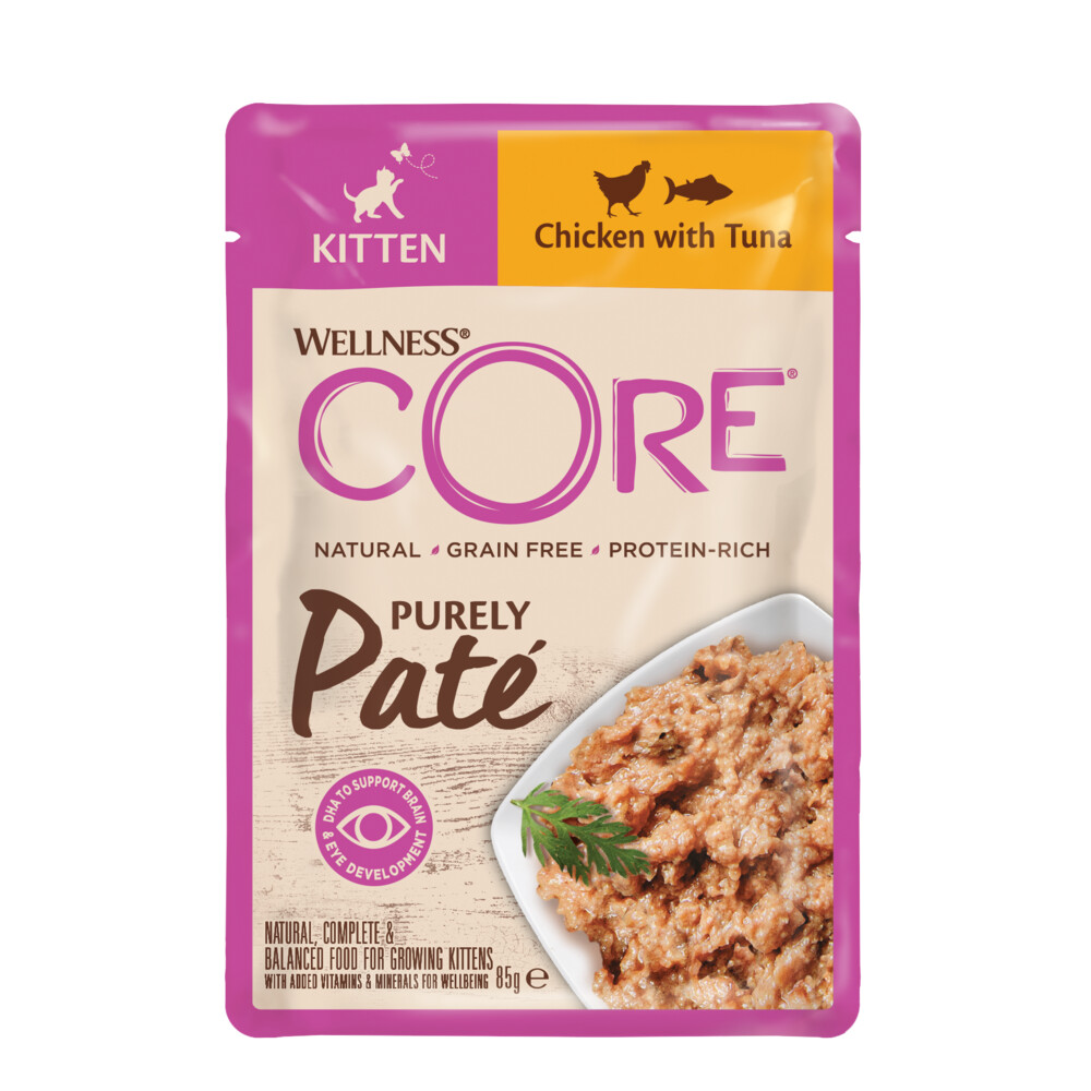 Wellness Core Purelypate Kitten Chicken 85 gr