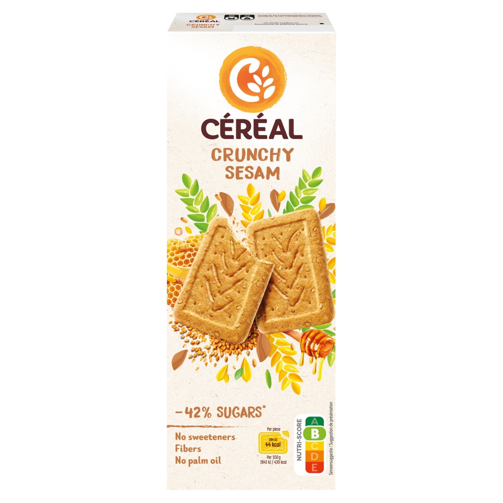 12x Céréal Crunchy Sesam Koekjes 200 gr