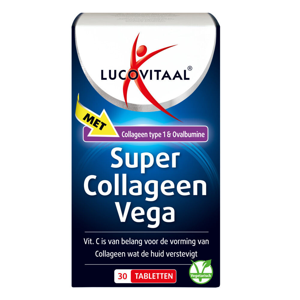 2+2 gratis: Lucovitaal Collageen Vega Super 30 tabletten
