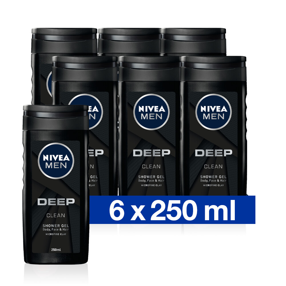 Deep Clean Shower gel multiverpakking 6 x 250 ml